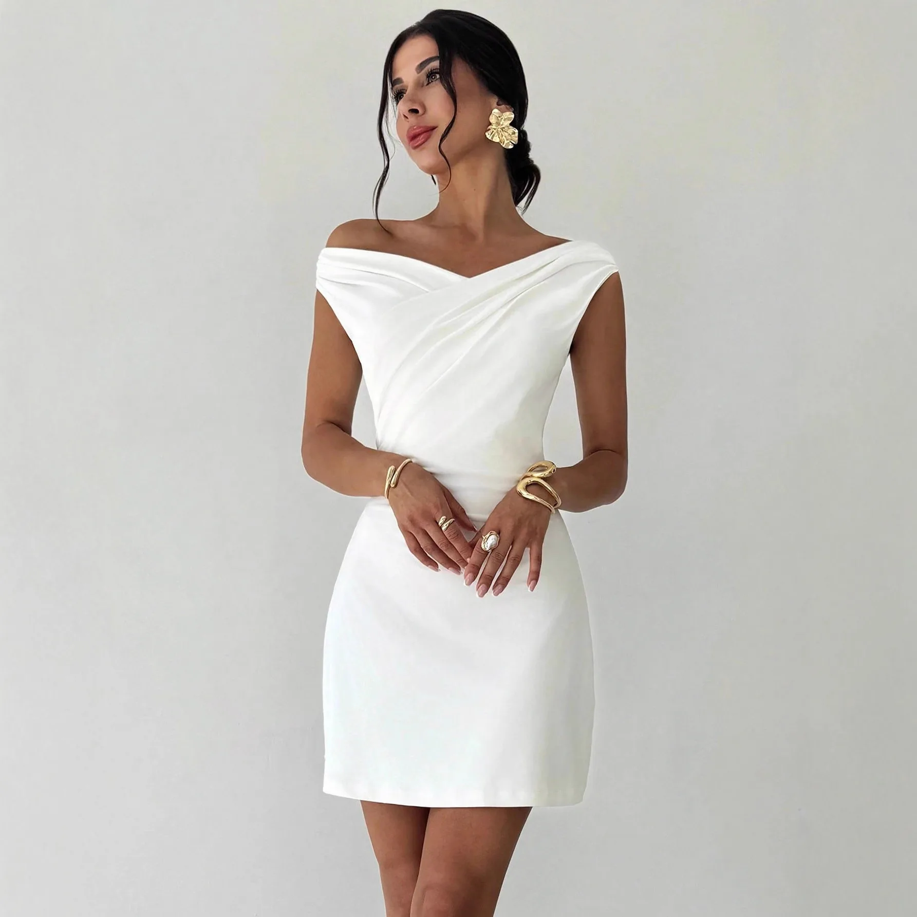 vestido femininos ropa mujer frauen bekleidung Irregular cross collar women's sleeveless elegant dress summer slim evening dress
vestido femininos ropa mujer frauen bekleidung Irregular cross collar women's sleeveless elegant dress summer slim evening dress