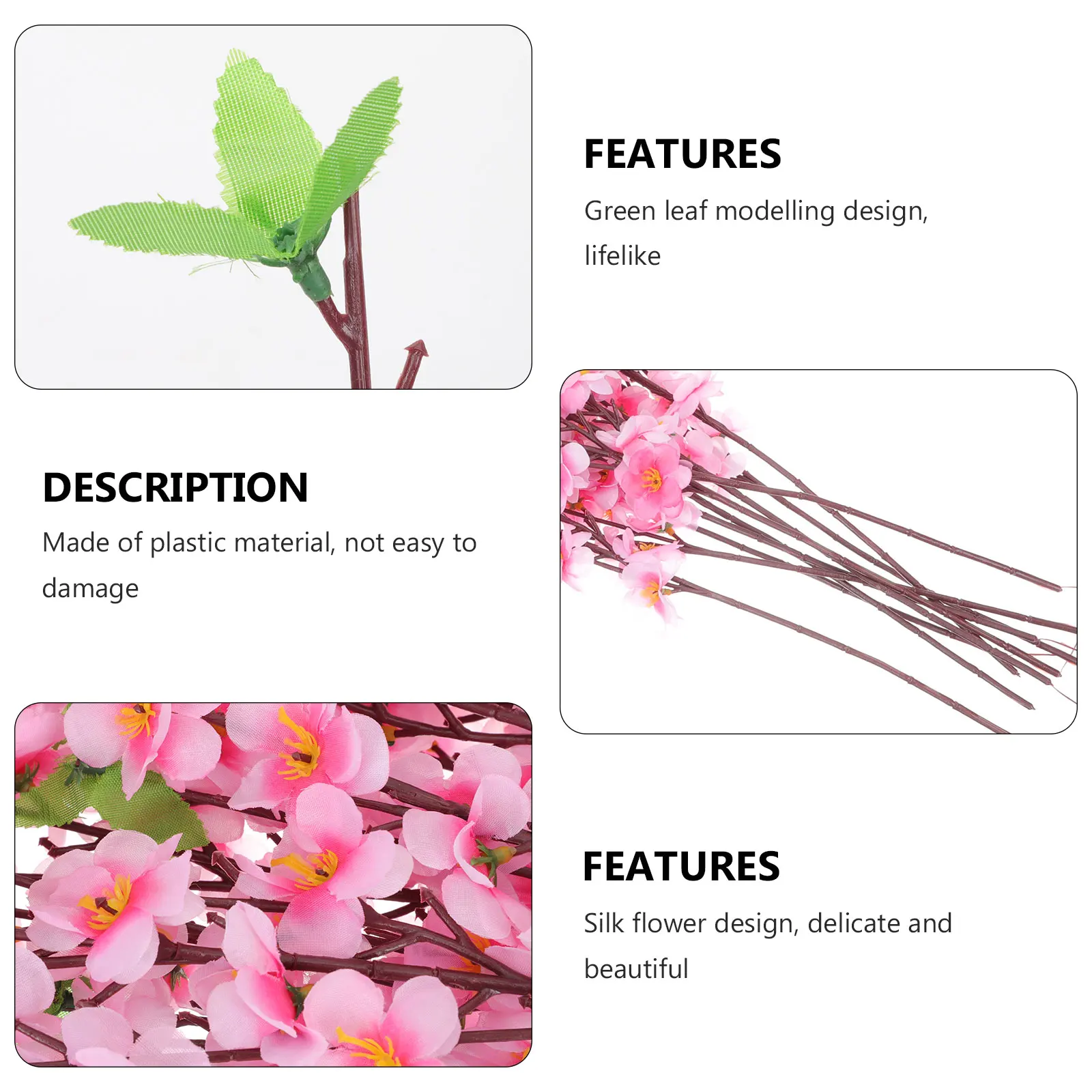 10pcs Artificial Blossom Branches Simulation Flower Branch For Decoration Wedding Wreath Diy Flower Arrangement Supplies Fake
10pcs Artificial Blossom Branches Simulation Flower Branch For Decoration Wedding Wreath Diy Flower Arrangement Supplies Fake