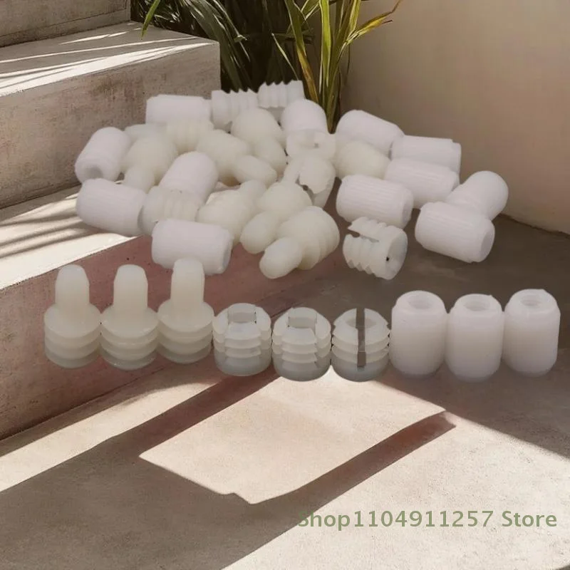 Pack of 50, 2-In-1 Male/Female Pre-Loaded Grille Unique Supplements Plastic Nuts Invisible Fasteners
Pack of 50, 2-In-1 Male/Female Pre-Loaded Grille Unique Supplements Plastic Nuts Invisible Fasteners