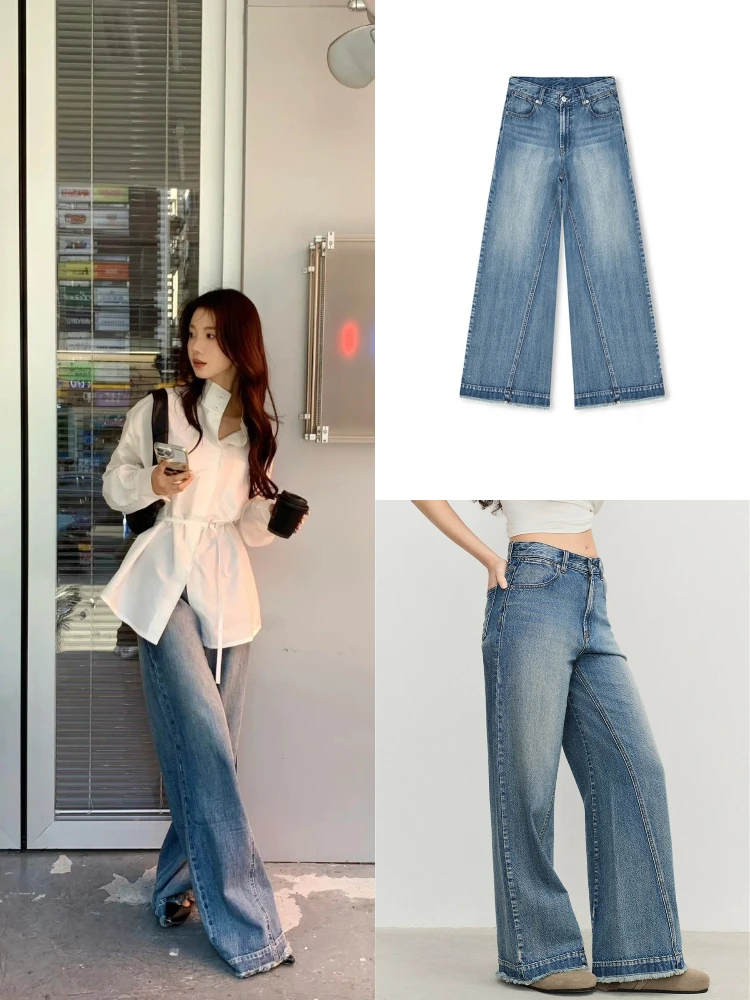 Прямые винтажные джинсовые джинсы с высокой талией, женские свободные драпированные длинные брюки, осенние модные женские хлопковые джинсы
Прямые винтажные джинсовые джинсы с высокой талией, женские свободные драпированные длинные брюки, осенние модные женские хлопковые джинсы