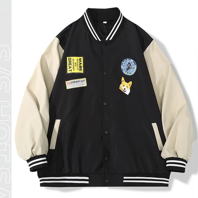 New Streetwear Baseball Uniform Men Autumn Versatile American Style Original Loose High Street Letter Print Jacket Trendy Tops
New Streetwear Baseball Uniform Men Autumn Versatile American Style Original Loose High Street Letter Print Jacket Trendy Tops