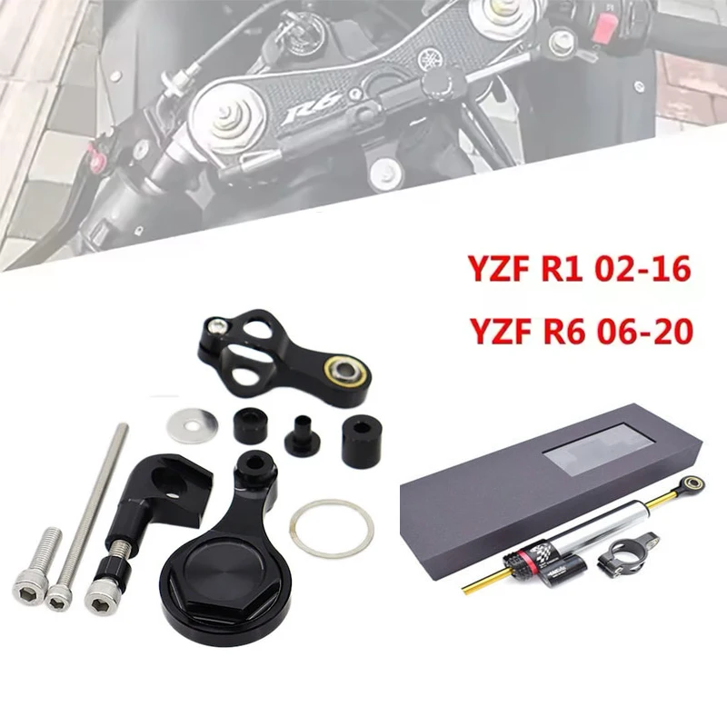 Para Yamaha YZF-R6 YZFR6 YZF R6 2006-2015 YZF-R1 YZFR1 YZF R1 2009-2012 Kit de soporte de montaje de amortiguador de dirección e
Para Yamaha YZF-R6 YZFR6 YZF R6 2006-2015 YZF-R1 YZFR1 YZF R1 2009-2012 Kit de soporte de montaje de amortiguador de dirección e