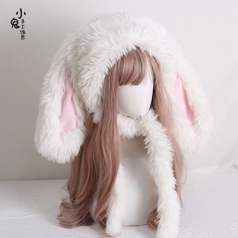 Soft and cute original lop-eared rabbit thermal hat Lolita sweet and cute plush Lei Feng hat rabbit ear
Soft and cute original lop-eared rabbit thermal hat Lolita sweet and cute plush Lei Feng hat rabbit ear