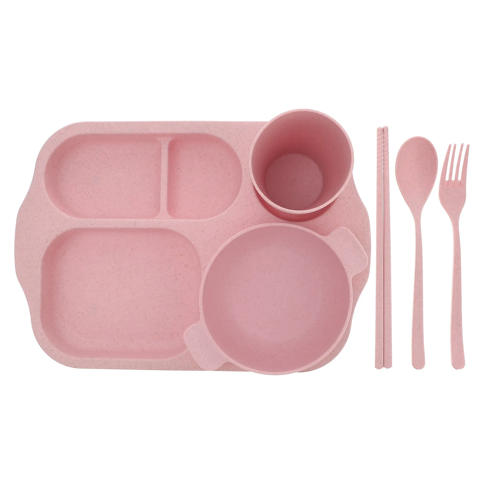 1Set Portable Lightweight Food Tray Set for Kids Compartments Design Serving Tray Tableware Set for Home Office Travel Snacks
1Set Portable Lightweight Food Tray Set for Kids Compartments Design Serving Tray Tableware Set for Home Office Travel Snacks