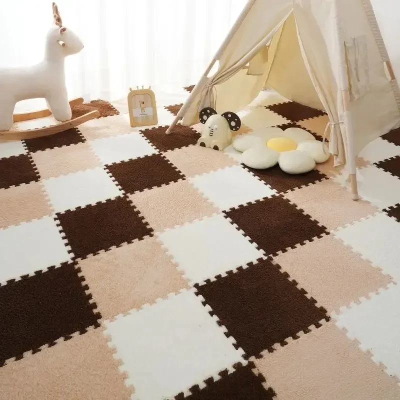 Square Carpet EVA Foam Floor Mat, Girl, Shu Cotton Lint Splicing Floor Mat Plush Bedroom Stain Resistant, Full Floor, Thickened
Square Carpet EVA Foam Floor Mat, Girl, Shu Cotton Lint Splicing Floor Mat Plush Bedroom Stain Resistant, Full Floor, Thickened