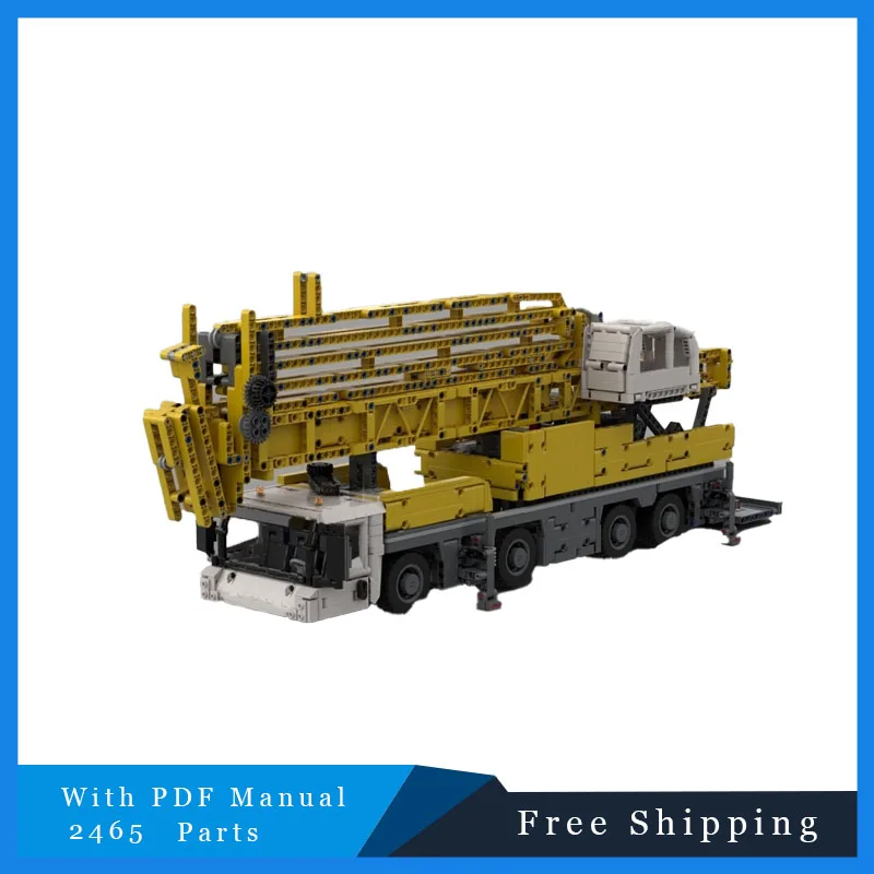 2465 Parts MOC Building Blocks Sets City Technology Crane Machinery Engineering Truck Crane Brick Toys Adult Gifts For Boy Girl
2465 Parts MOC Building Blocks Sets City Technology Crane Machinery Engineering Truck Crane Brick Toys Adult Gifts For Boy Girl