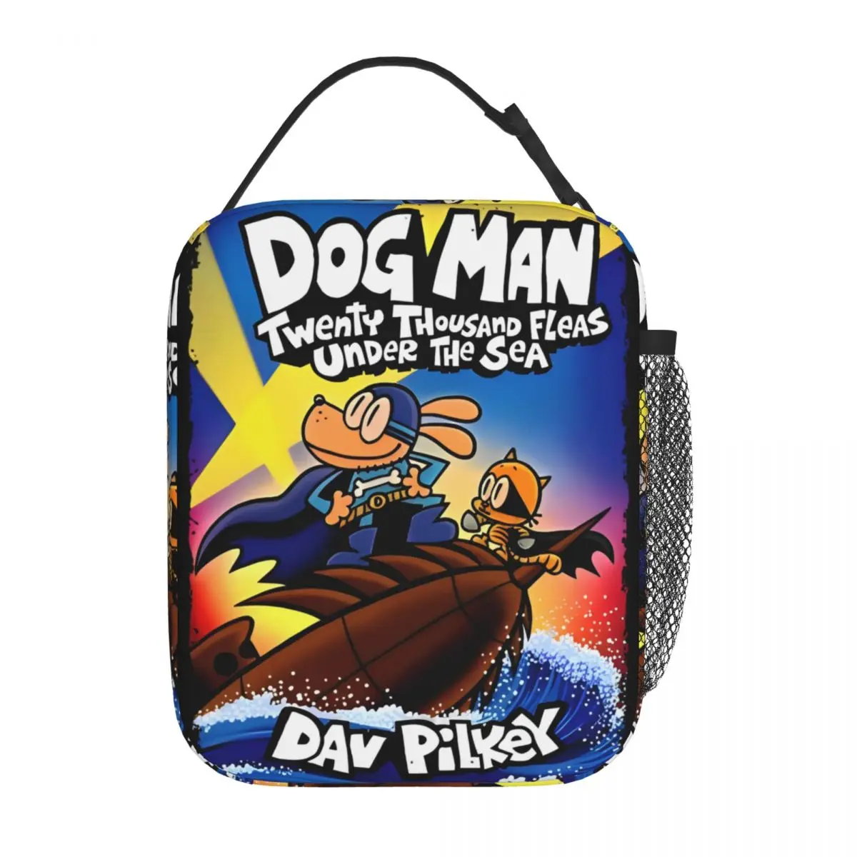Милый мультфильм Dogman Приключение Анимация Фильм Изолированные сумки для обеда Большой собака Человек Контейнер для еды Сумка-холодильник Ланч-бокс Tote School
Милый мультфильм Dogman Приключение Анимация Фильм Изолированные сумки для обеда Большой собака Человек Контейнер для еды Сумка-холодильник Ланч-бокс Tote School