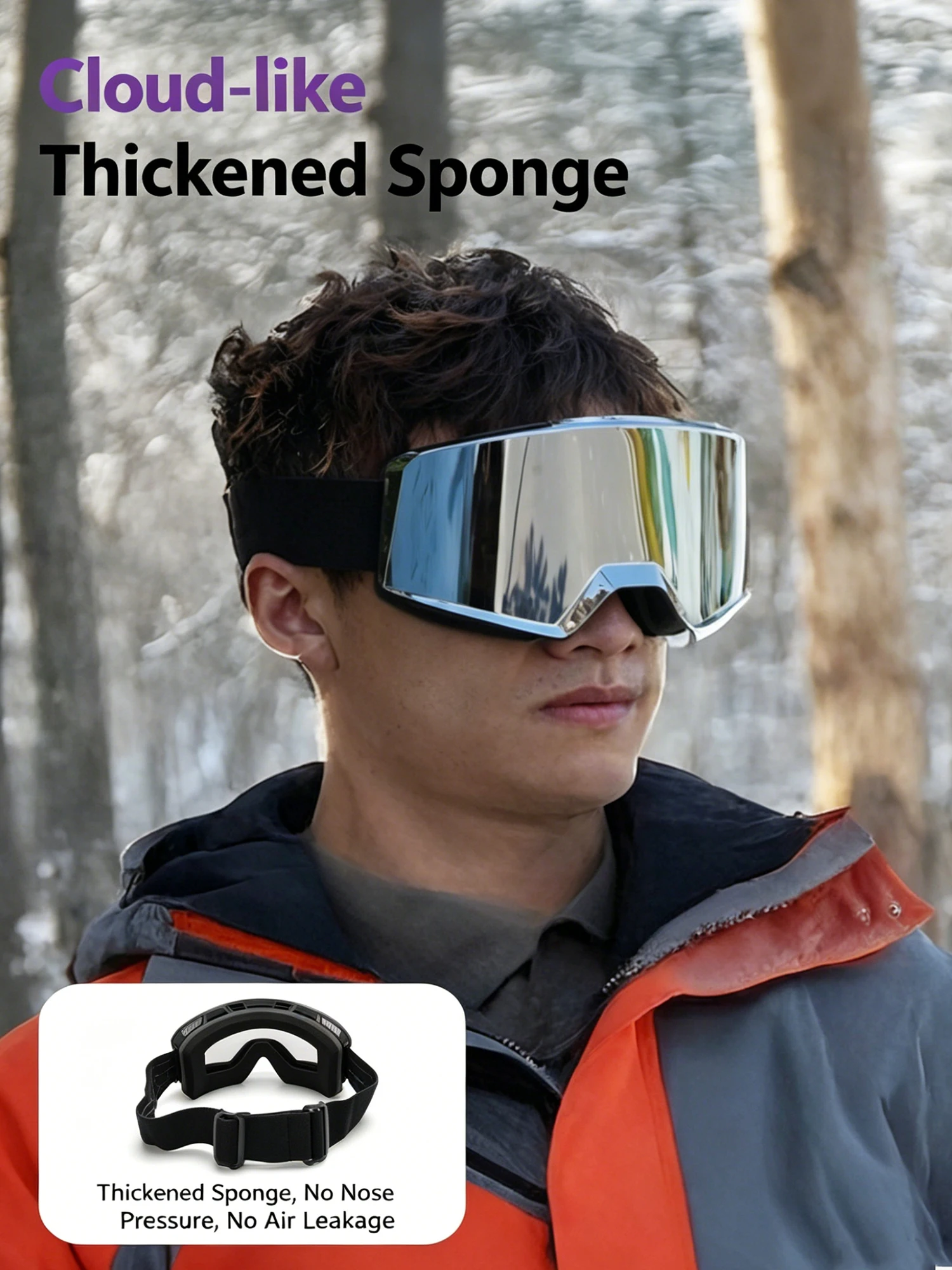 Unisex Large Cylindrical Magnetic Ski and Cycling Goggles, Double-Layer Anti-Fog, Can Be Embedded with Prescription Lenses, Dual-Use Outdoor Goggles
Unisex Large Cylindrical Magnetic Ski and Cycling Goggles, Double-Layer Anti-Fog, Can Be Embedded with Prescription Lenses, Dual-Use Outdoor Goggles