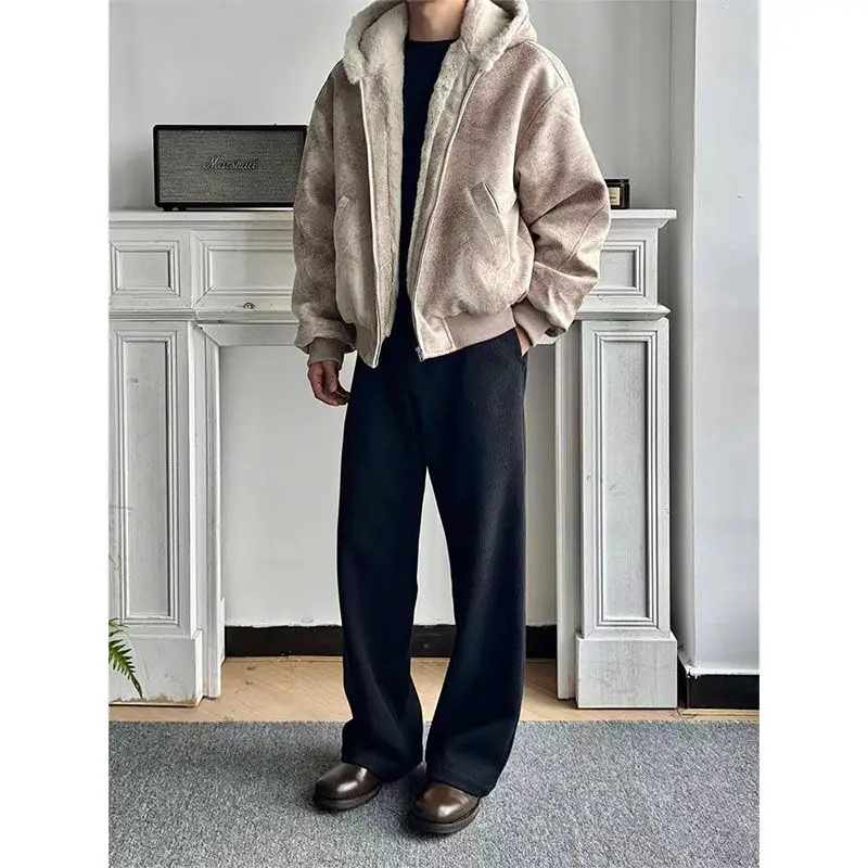 Mountain carved leather jacket for men and women trend frost cracked leather imitation mink one piece winter hooded JJ1309
Mountain carved leather jacket for men and women trend frost cracked leather imitation mink one piece winter hooded JJ1309