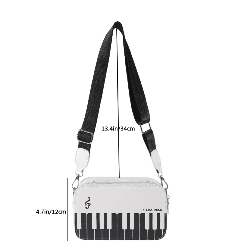 Newly Women Camera Crossbody Bag Female Stylish Piano Print Small Leather Wide shoulder Strap Phone Bag Ladies Shopping Handbag
Newly Women Camera Crossbody Bag Female Stylish Piano Print Small Leather Wide shoulder Strap Phone Bag Ladies Shopping Handbag