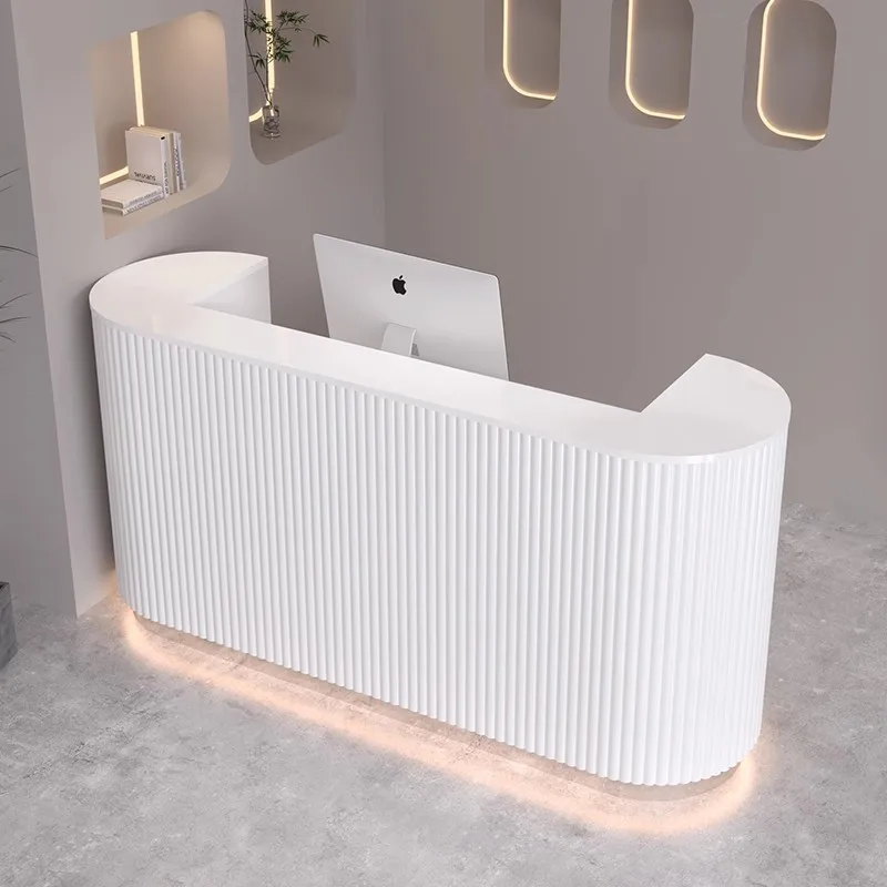 Custom Reception Desk for Beauty Salon Best Selling Small Table Nail Salon Rectangular Front Desk for Checkout
Custom Reception Desk for Beauty Salon Best Selling Small Table Nail Salon Rectangular Front Desk for Checkout