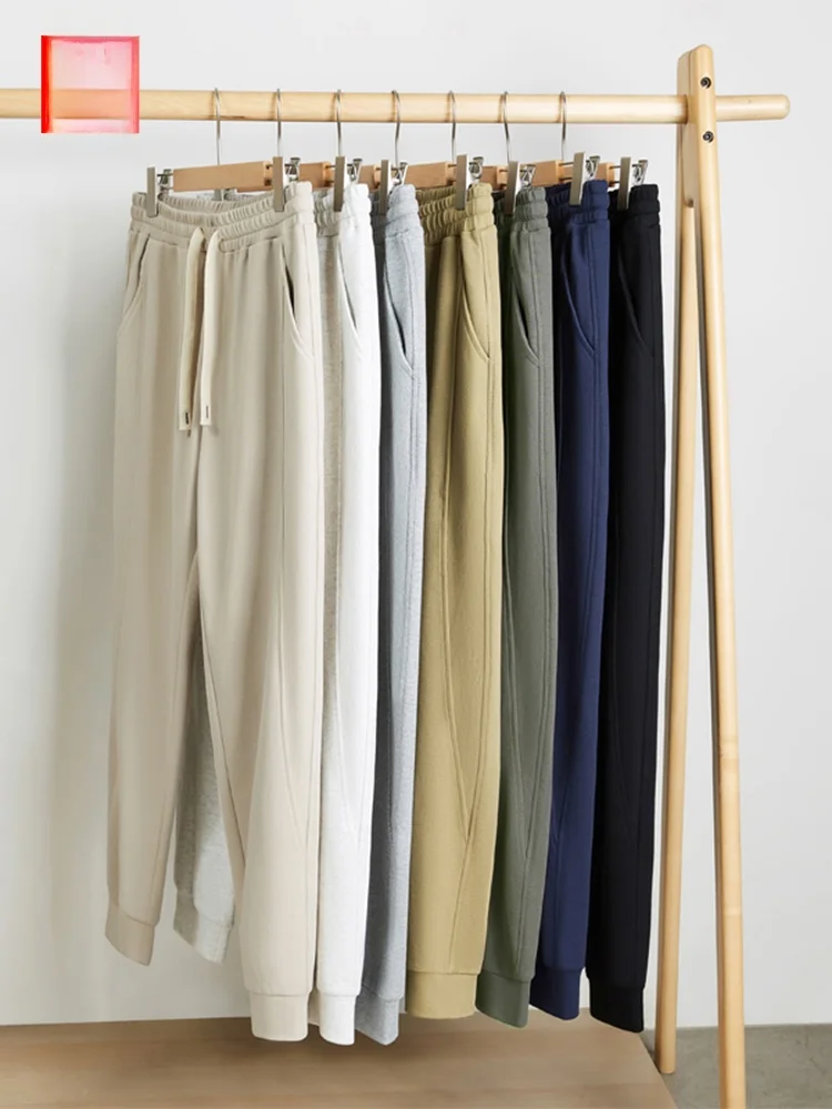 Мужские повседневные брюки American Sle из плотного хлопка (300 г), весна-осень, свободные спортивные брюки с эластичным поясом и манжетами
Мужские повседневные брюки American Sle из плотного хлопка (300 г), весна-осень, свободные спортивные брюки с эластичным поясом и манжетами