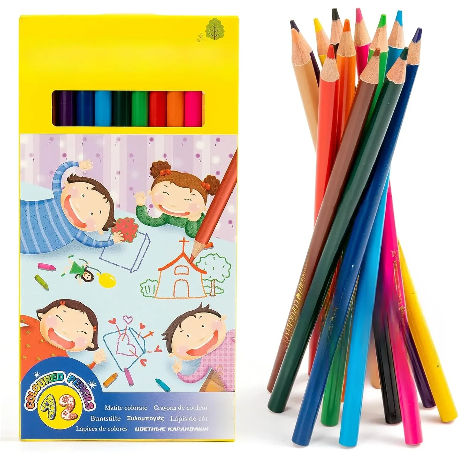 Colored Pencils,12 Count Presharpened Color Pencil,Classroom Set,School Supplies for Kids
Colored Pencils,12 Count Presharpened Color Pencil,Classroom Set,School Supplies for Kids