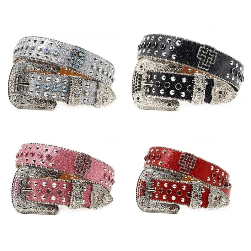 Gothic Waist Belts for Jeans Studded Belt for Punk Girls Street Impressive Jeweled Rivets Stage Street Dance Y166
Gothic Waist Belts for Jeans Studded Belt for Punk Girls Street Impressive Jeweled Rivets Stage Street Dance Y166