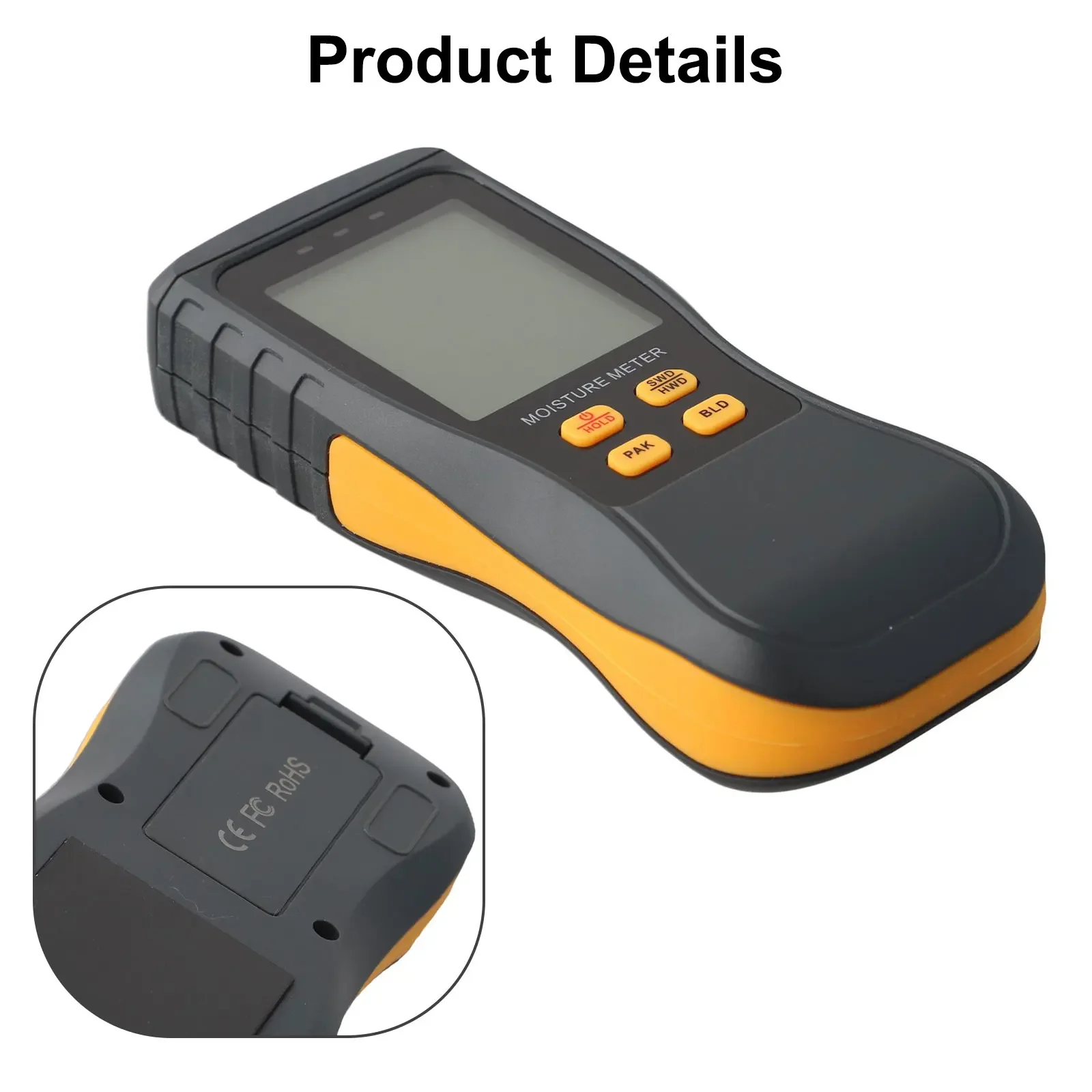 Non-destructive Testing Digital Moisture Testing 5.78*2.48*1.1 Inch Moisture Detection 2 AAA Batteries Required
Non-destructive Testing Digital Moisture Testing 5.78*2.48*1.1 Inch Moisture Detection 2 AAA Batteries Required