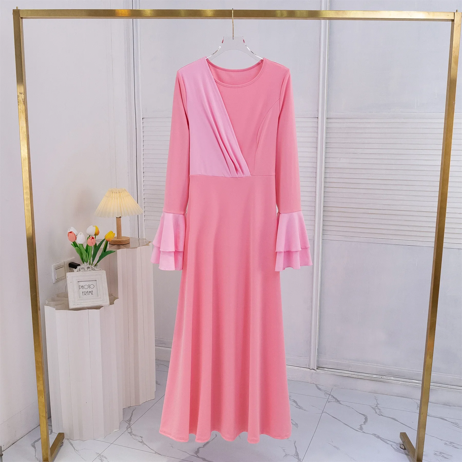 Evening Abayas for Fashion Women Flare Sleeve Maxi Dress Dubai Bandage Islamic Clothing Marocain Femme Kaftan Party Gown Vestido
Evening Abayas for Fashion Women Flare Sleeve Maxi Dress Dubai Bandage Islamic Clothing Marocain Femme Kaftan Party Gown Vestido