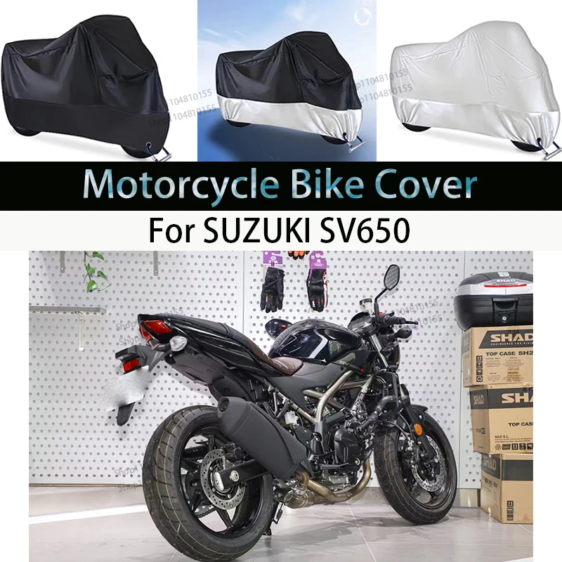 For SUZUKI SV650 Motorcycle Cover Waterproof All Season Dustproof UV Cover Outdoor Indoor Moto Scooter Motorbike Rain Cover
For SUZUKI SV650 Motorcycle Cover Waterproof All Season Dustproof UV Cover Outdoor Indoor Moto Scooter Motorbike Rain Cover