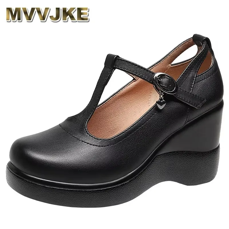 2025 Buckle Genuine Leather Shoes Shallow Pumps Fall Women's Platform Wedges Shoes for Office Mom
2025 Buckle Genuine Leather Shoes Shallow Pumps Fall Women's Platform Wedges Shoes for Office Mom