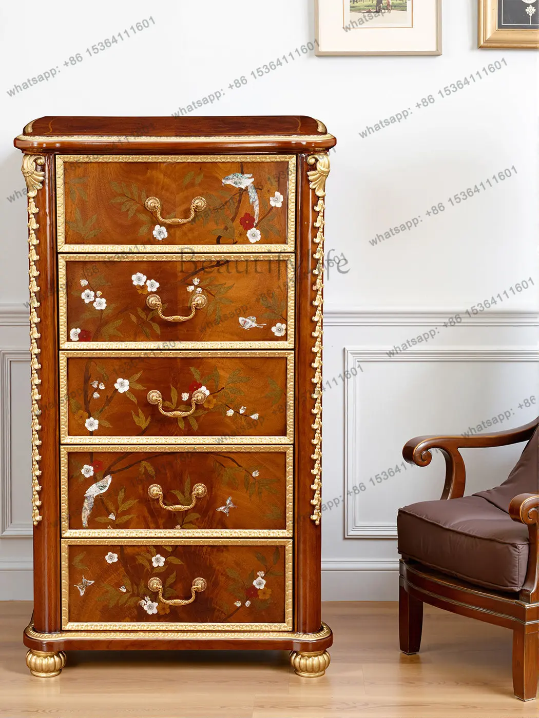 New peach blossom core solid wood chest cabinet Luodian household storage living room large-capacity storage cabinet
New peach blossom core solid wood chest cabinet Luodian household storage living room large-capacity storage cabinet