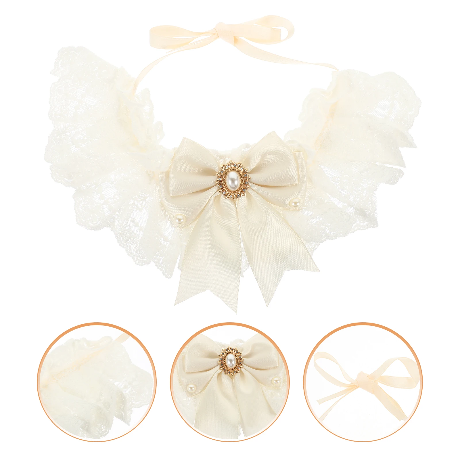 Festival Neck Ornament Wedding Puppy Kitten Bib Holiday Decoration Small Dog With Lace Party Supply Decorative For Cats Dogs
Festival Neck Ornament Wedding Puppy Kitten Bib Holiday Decoration Small Dog With Lace Party Supply Decorative For Cats Dogs