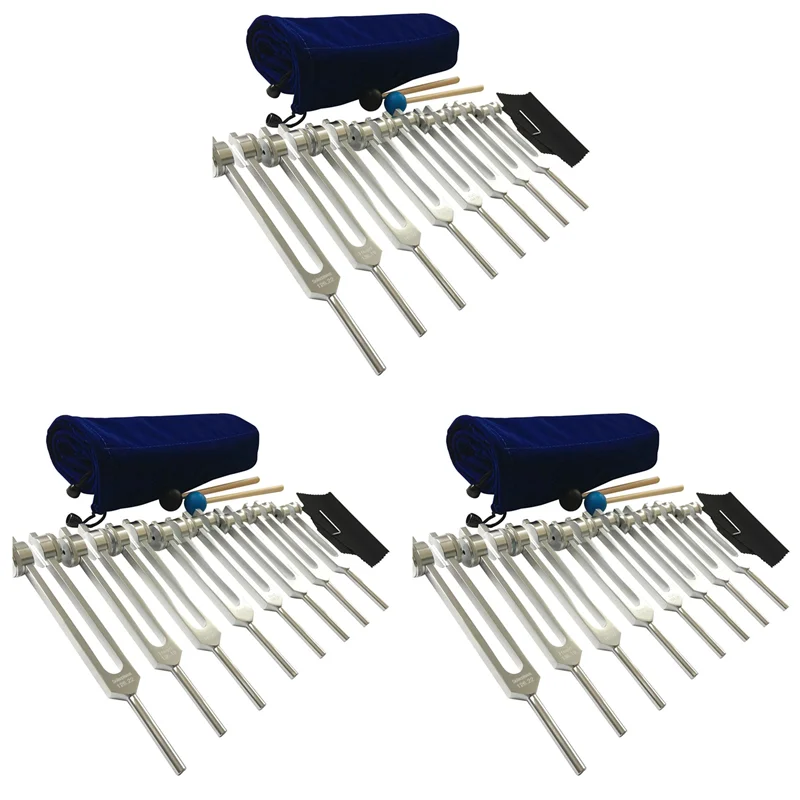 Chakra Tuning Fork Set For Healing, 24 Pieces Silver Chakra Tuning Fork For Meditation
Chakra Tuning Fork Set For Healing, 24 Pieces Silver Chakra Tuning Fork For Meditation
