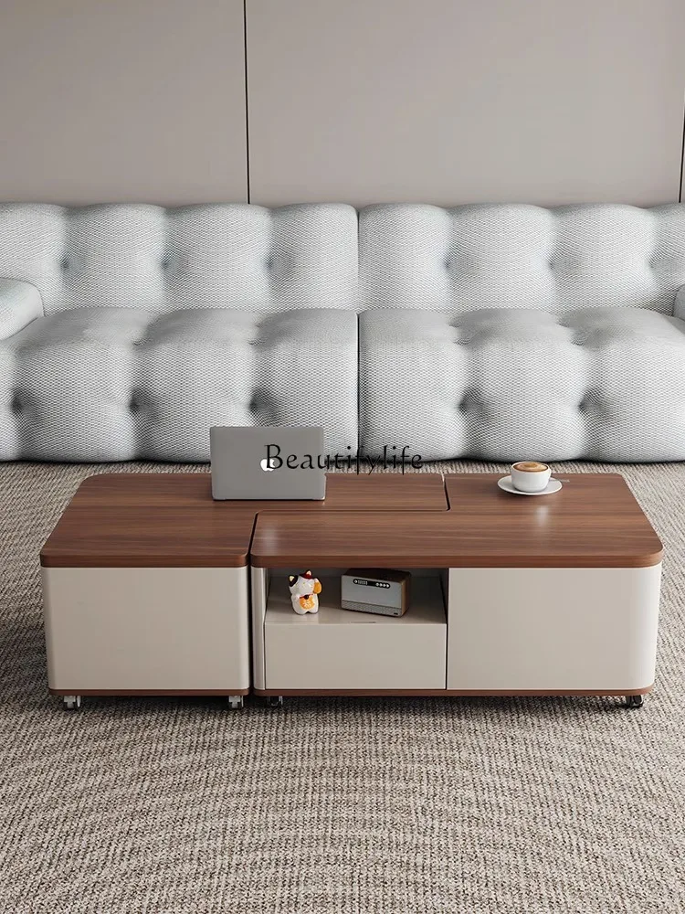 Chinese Ancient Style Mobile Coffee Table Living Room Home Modern Minimalist Side Table Multi-Function Cart
Chinese Ancient Style Mobile Coffee Table Living Room Home Modern Minimalist Side Table Multi-Function Cart