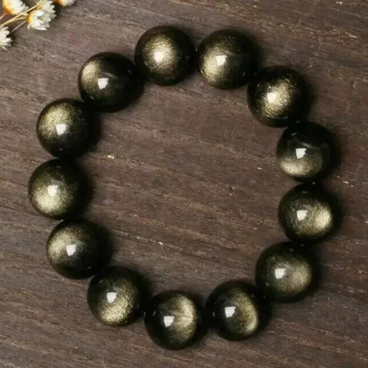 Natural Silver Obsidian Bracelet for Men and Women's Round Beads Cat Eyes Wealth Transfer Crystal Bangle Grand Gift
Natural Silver Obsidian Bracelet for Men and Women's Round Beads Cat Eyes Wealth Transfer Crystal Bangle Grand Gift