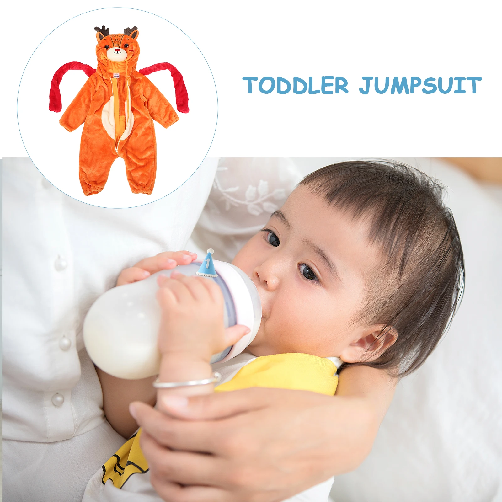 Flannel Baby Jumpsuit Hooded Deer Costume Winter Romper For Toddlers Soft Warm Sleepwear Christmas Halloween Outfit Cartoon
Flannel Baby Jumpsuit Hooded Deer Costume Winter Romper For Toddlers Soft Warm Sleepwear Christmas Halloween Outfit Cartoon