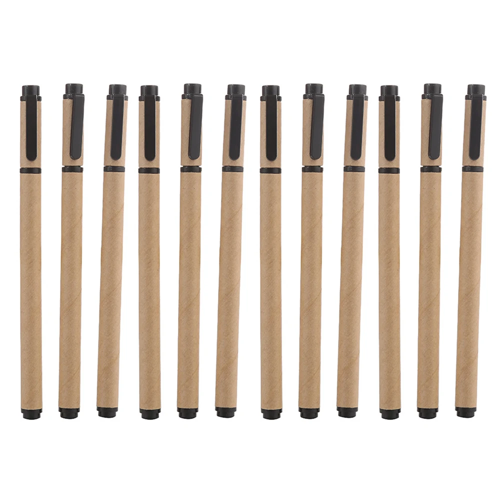 12 pcs Writing Plastic Kraft Paper Creative Ink Pens Supplies For Students Children School Plastic Gel Pens Use
12 pcs Writing Plastic Kraft Paper Creative Ink Pens Supplies For Students Children School Plastic Gel Pens Use