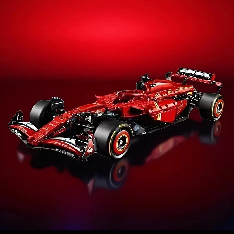 Новинка 2025 года, строительные блоки технического суперавтомобиля, красный SF24F1, набор строительных блоков для сборки гоночного автомобиля Formula для мальчиков, игрушки для взрослых, подарок
Новинка 2025 года, строительные блоки технического суперавтомобиля, красный SF24F1, набор строительных блоков для сборки гоночного автомобиля Formula для мальчиков, игрушки для взрослых, подарок