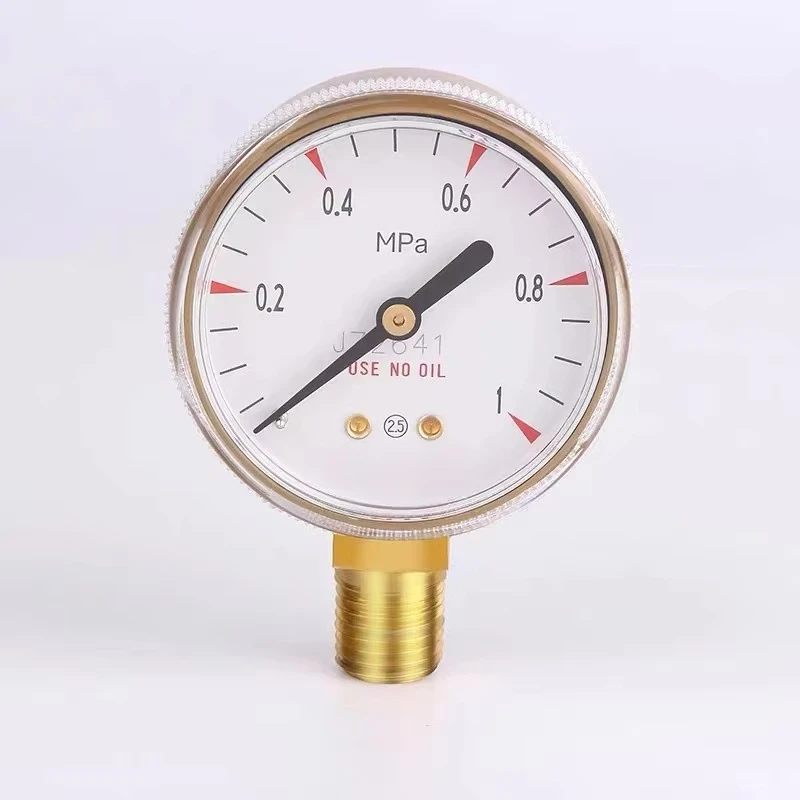 High-quality Brass Pressure Gauge 1/4" Thread Accurate Air Water Oil Pressure Measuring Tool
High-quality Brass Pressure Gauge 1/4" Thread Accurate Air Water Oil Pressure Measuring Tool