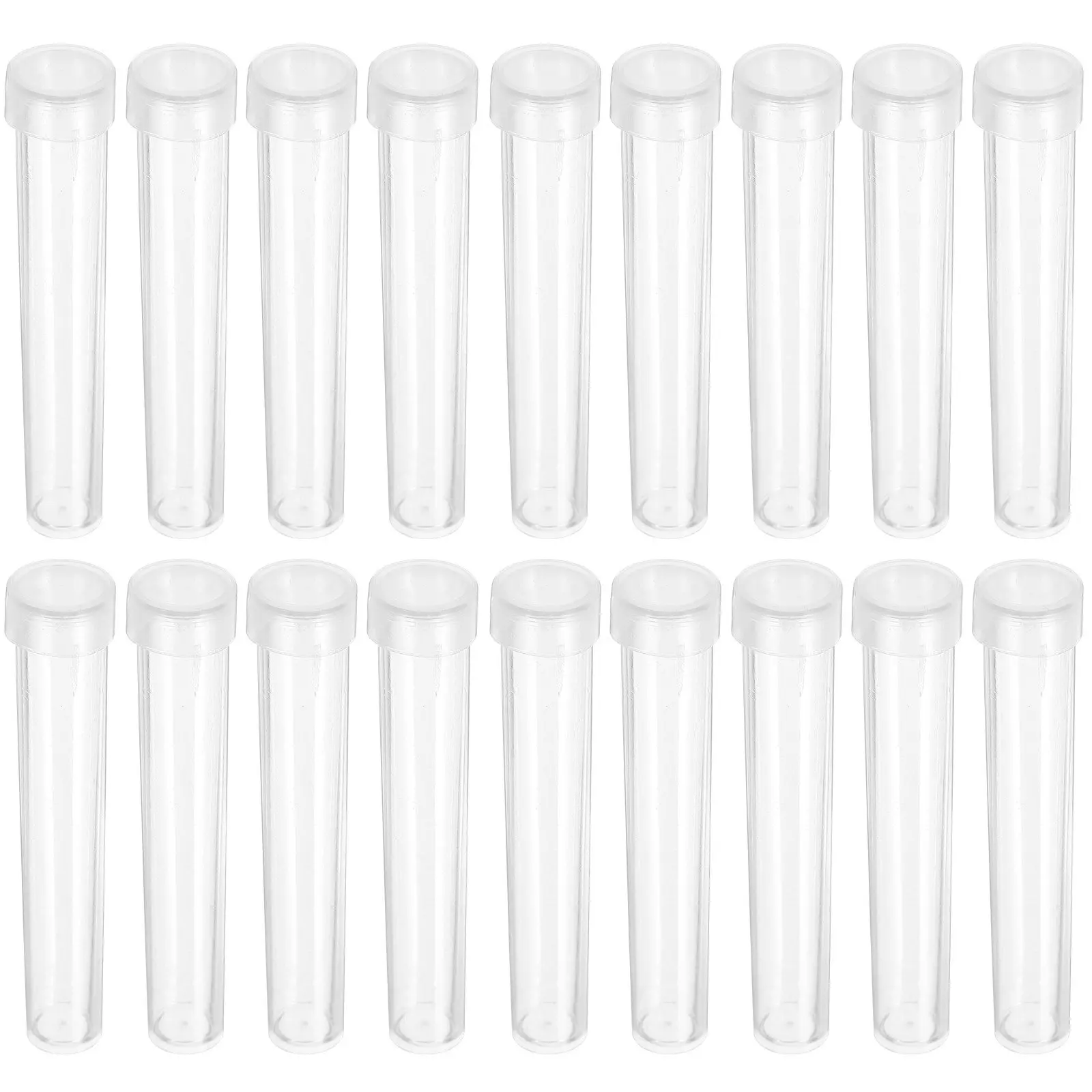 25Pcs Transparent Plastic Test Tubes Laboratory Clear Leakproof Lid Portable Storage Multipurpose Tubes Test Tube
25Pcs Transparent Plastic Test Tubes Laboratory Clear Leakproof Lid Portable Storage Multipurpose Tubes Test Tube