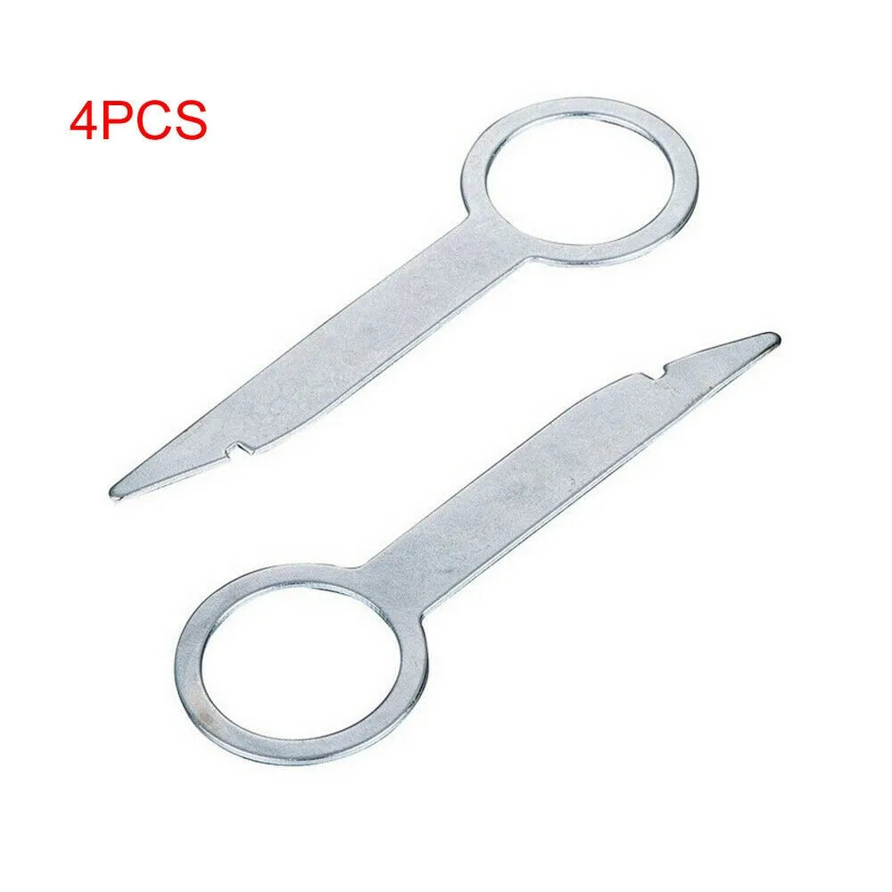 Car Radio Stereo Removal Keys - 4Pcs, Brand New, High Quality, Silver, For Ford For Benz Car Radio Stereo Removal Keys
Car Radio Stereo Removal Keys - 4Pcs, Brand New, High Quality, Silver, For Ford For Benz Car Radio Stereo Removal Keys