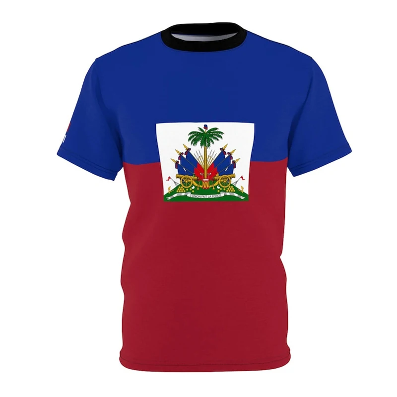 Haiti Flag T-shirt Men Women Football Sports Casual Funny Solid Round Neck T Shirts Oversized Polyester Fashion Haitian Tee Top
Haiti Flag T-shirt Men Women Football Sports Casual Funny Solid Round Neck T Shirts Oversized Polyester Fashion Haitian Tee Top