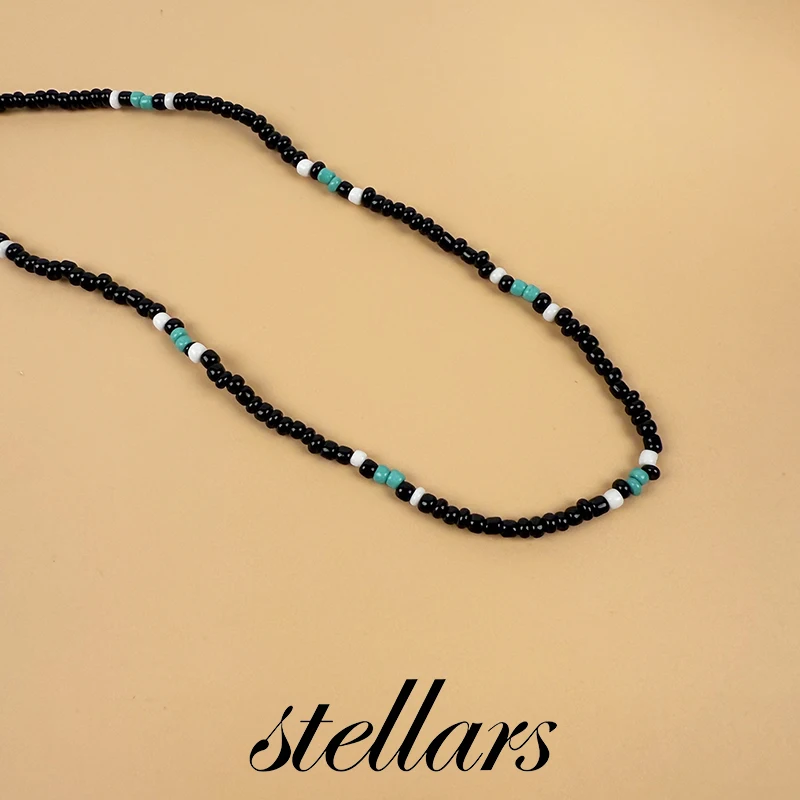 Women's Personalized Multicolored Rice Bead Necklace Bohemian Beach Style Collarbone Chain Jewelry Accessory
Women's Personalized Multicolored Rice Bead Necklace Bohemian Beach Style Collarbone Chain Jewelry Accessory