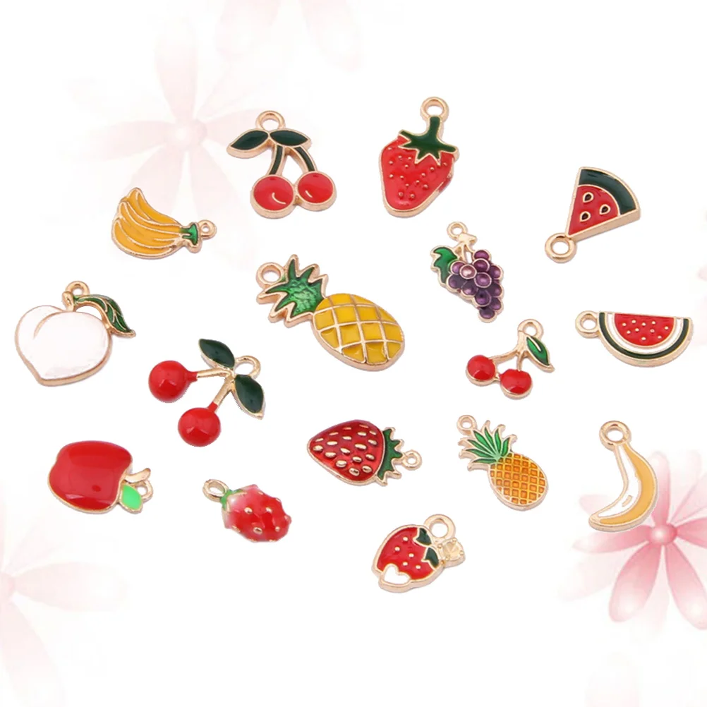 20 PCS of The Lid Fruit Pendants Drop Oil Alloy Dripping Korean Version Necklace Decor
20 PCS of The Lid Fruit Pendants Drop Oil Alloy Dripping Korean Version Necklace Decor