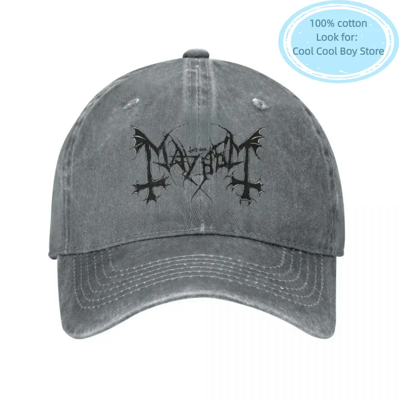 Mayhem Heavy Death Metal Rock Baseball Caps Vintage Distressed Cotton Headwear Unisex Style Outdoor Activities Caps Hat
Mayhem Heavy Death Metal Rock Baseball Caps Vintage Distressed Cotton Headwear Unisex Style Outdoor Activities Caps Hat