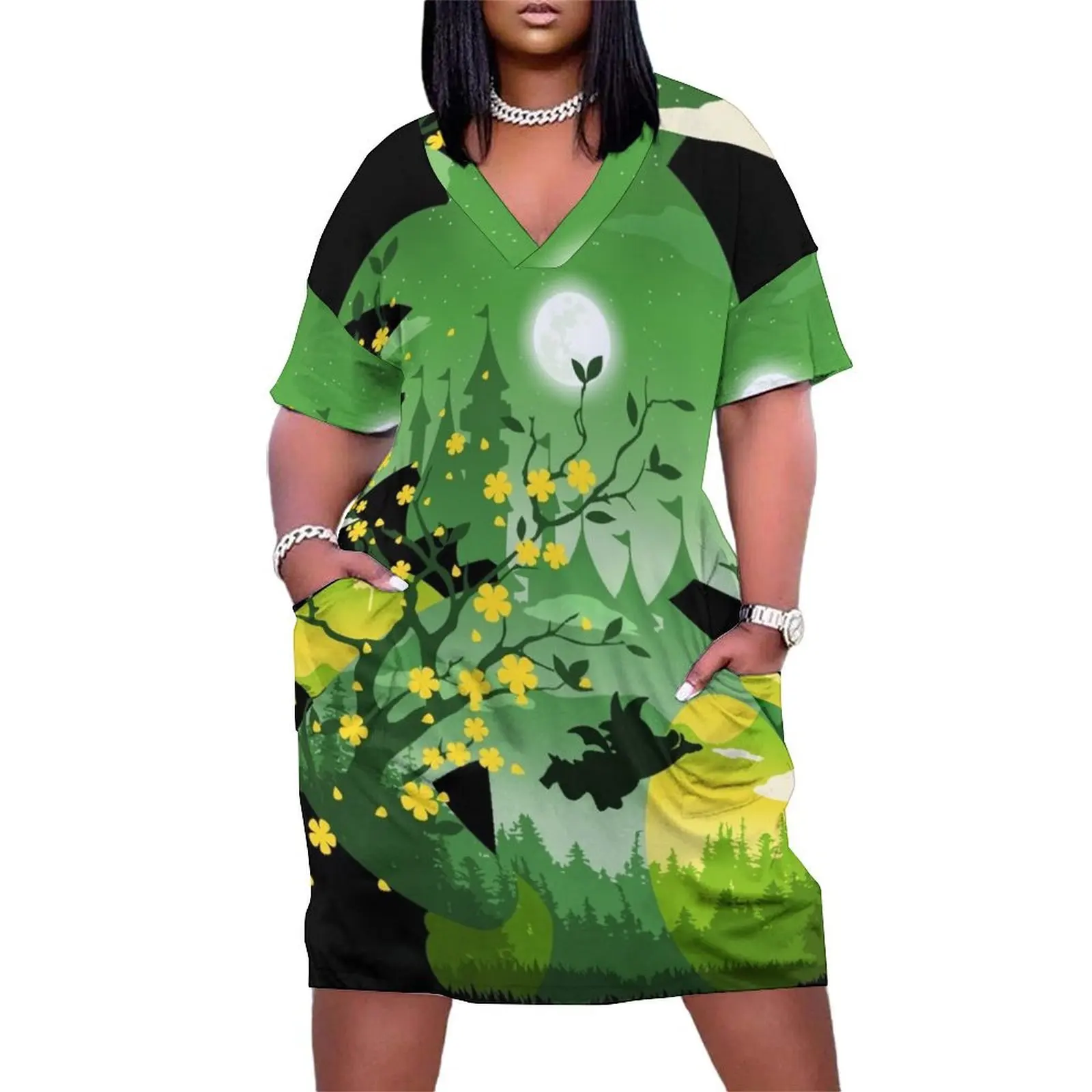 Dragon Tabaluga Loose Pocket Dress party dresses women women clothes dress party night
Dragon Tabaluga Loose Pocket Dress party dresses women women clothes dress party night