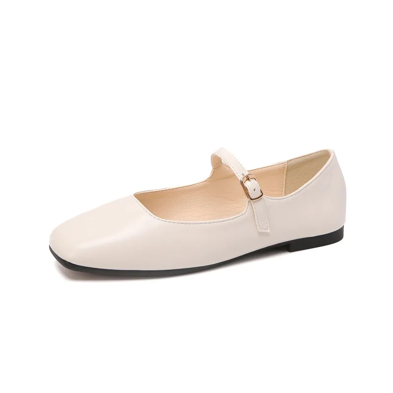 Women's Cow Leather Metal Buckle Slip-on Mary Jane Ballet Flats Square Toe Gradient Color Retro Casual Female Daily Slim Shoes
Women's Cow Leather Metal Buckle Slip-on Mary Jane Ballet Flats Square Toe Gradient Color Retro Casual Female Daily Slim Shoes