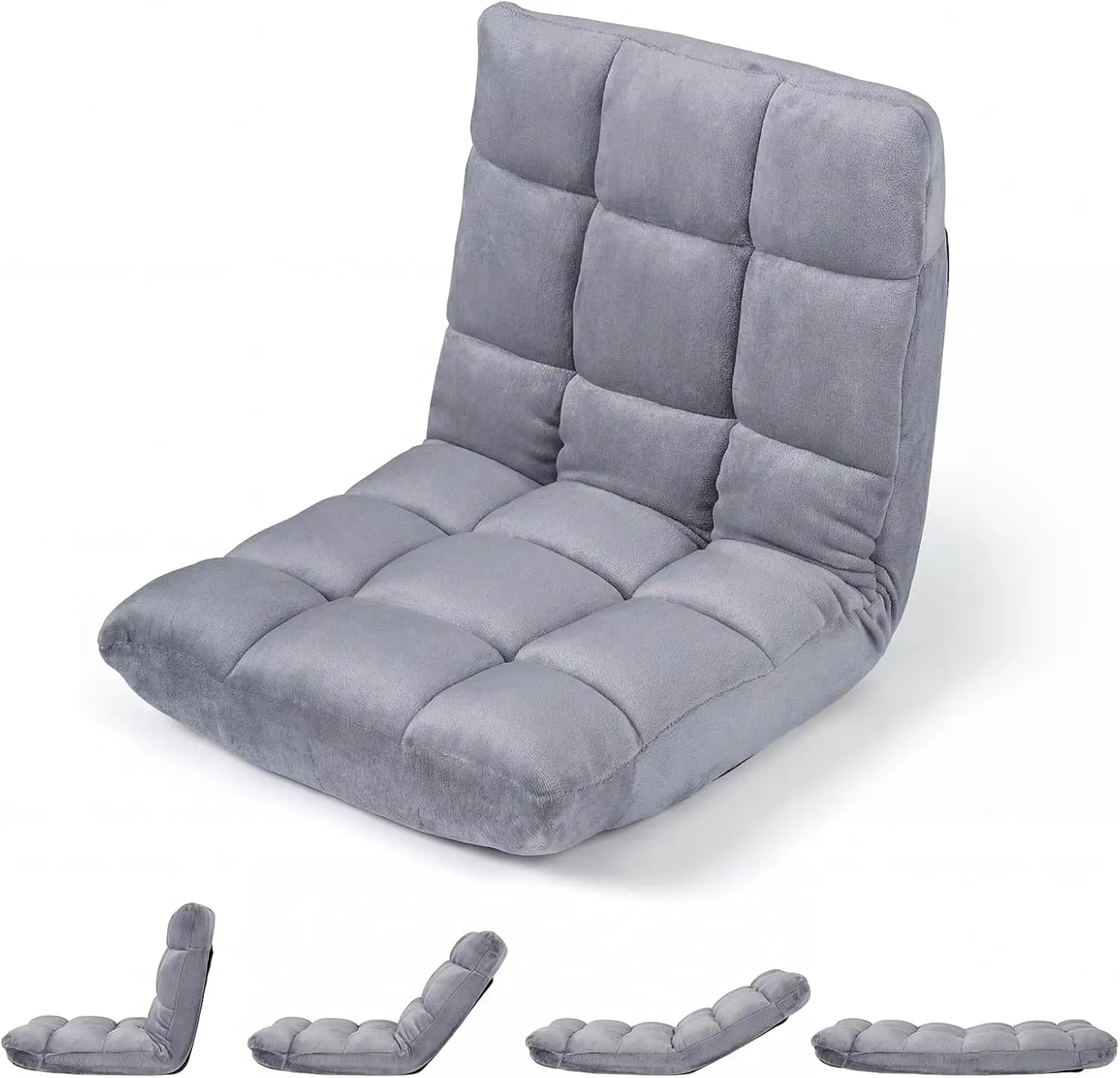 Adjustable Folding Floor Chair with Back Support, 14 Positions, Padded Sleeper Bed for Adults, Living Room Recliner
Adjustable Folding Floor Chair with Back Support, 14 Positions, Padded Sleeper Bed for Adults, Living Room Recliner
