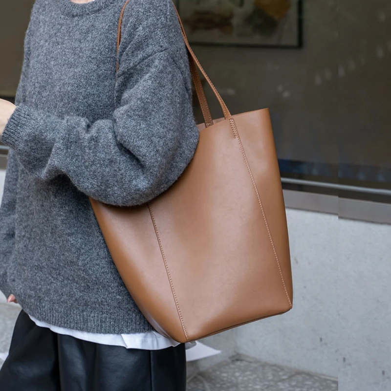 Burminsa Cowhide Genuine Leather Large Tote Shoulder Bags For Women New 2026 Luxury Designer Bucket Shopper Work Ladies Handbags
Burminsa Cowhide Genuine Leather Large Tote Shoulder Bags For Women New 2026 Luxury Designer Bucket Shopper Work Ladies Handbags