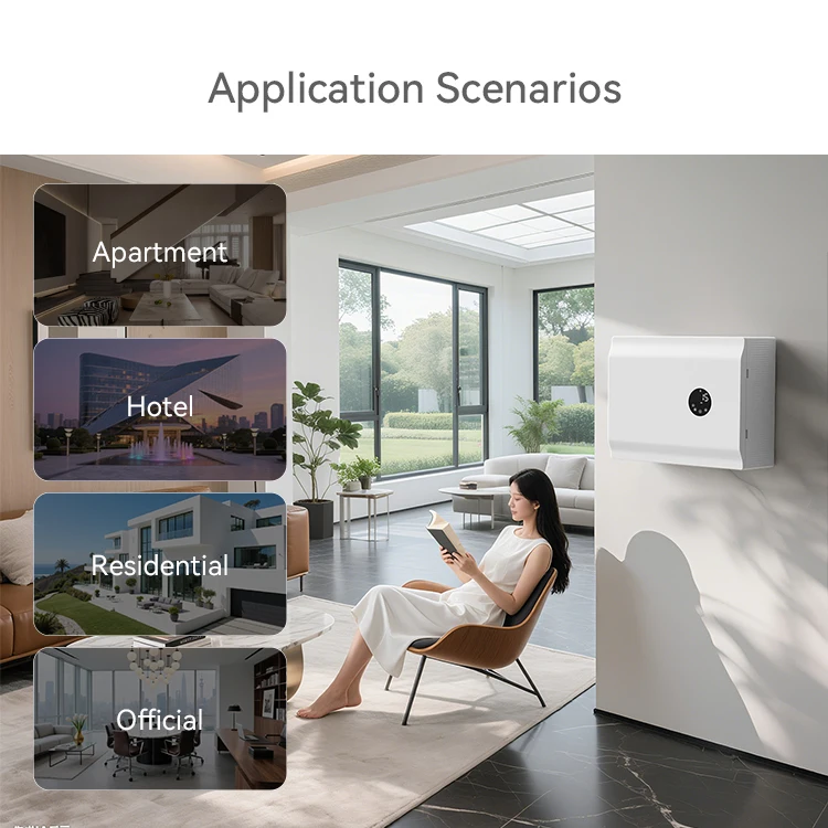 Gold Seller Smart Air Ventilation System with Wifi Control ERV Ventilation System for Hotel Fresh Air Ventilation
Gold Seller Smart Air Ventilation System with Wifi Control ERV Ventilation System for Hotel Fresh Air Ventilation