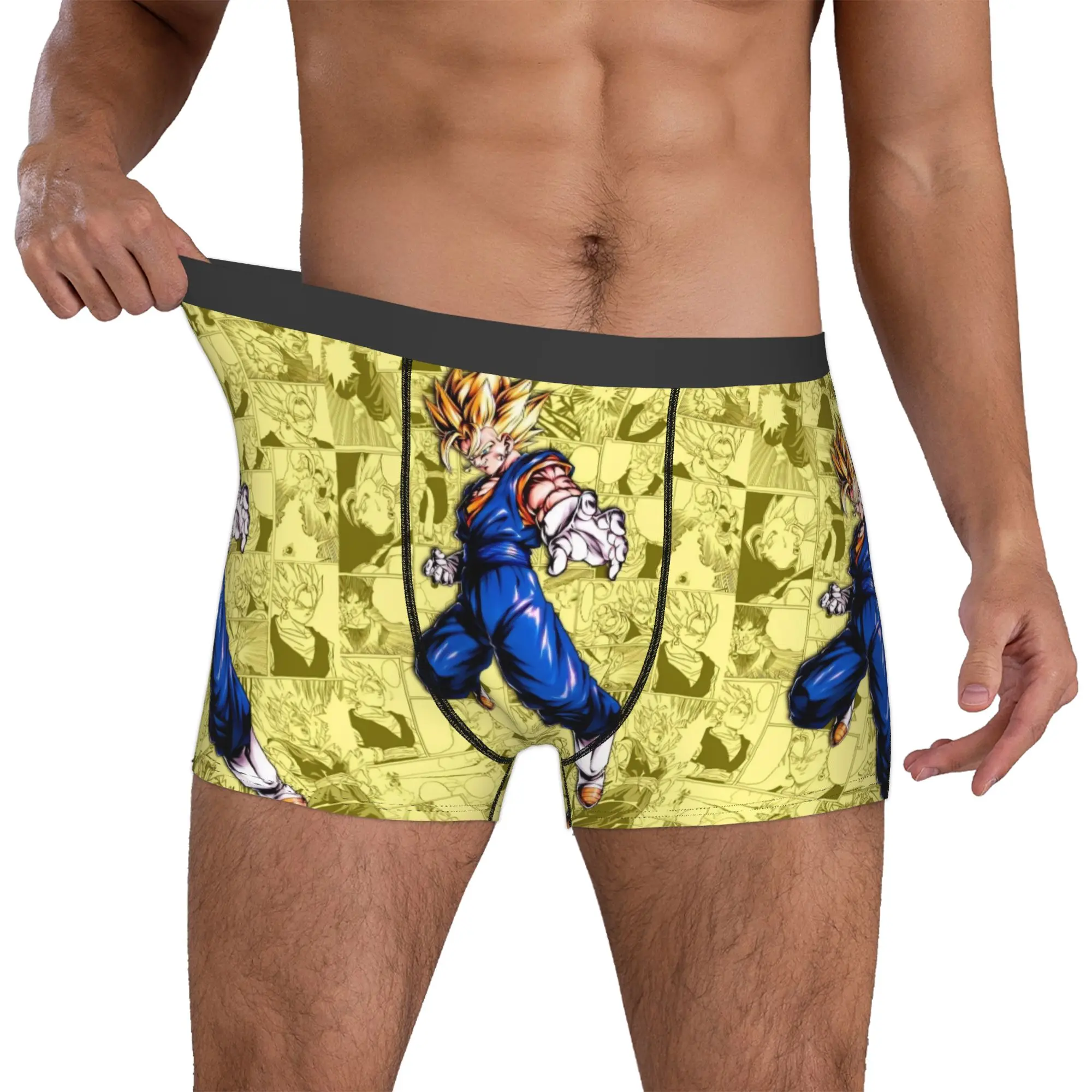 Custom Fashion DBZ Vegeta Cartoon Boxers Shorts Panties Men's Underpants Comfortable Briefs Underwear
Custom Fashion DBZ Vegeta Cartoon Boxers Shorts Panties Men's Underpants Comfortable Briefs Underwear
