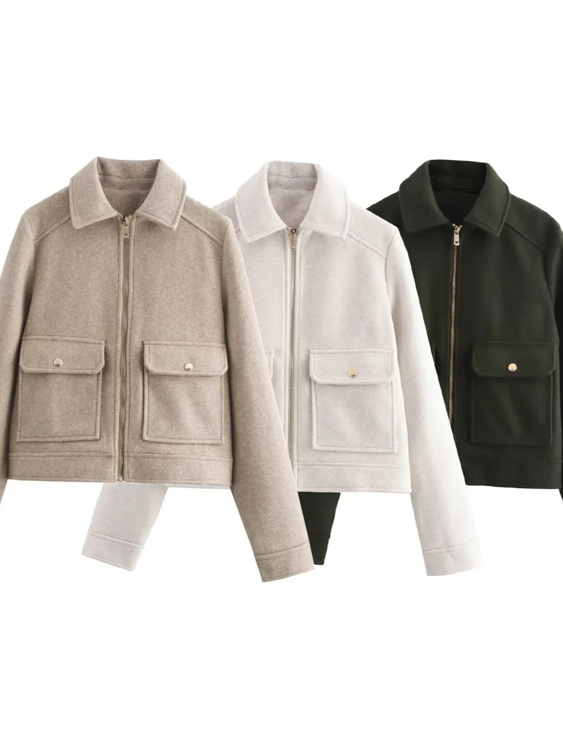 Dave&di Collar Zipper Embellished Soft Jacket Jacket Jacket Women's Jacket Woman Clothes Tops
Dave&di Collar Zipper Embellished Soft Jacket Jacket Jacket Women's Jacket Woman Clothes Tops