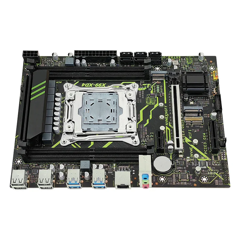 New X99 desktop computer main board original C612 chip 2011-3 pin DDR4 with M.2 compatible 2696V3
New X99 desktop computer main board original C612 chip 2011-3 pin DDR4 with M.2 compatible 2696V3