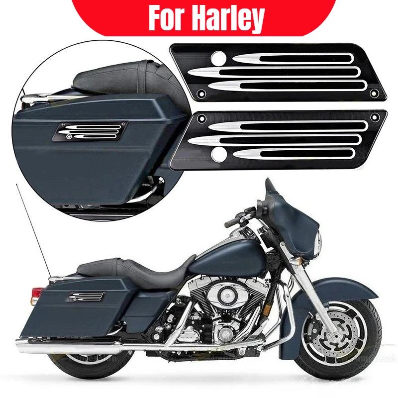 Motorcycle Saddlebag Latch Covers for Harley Touring Street Glide Electra Glide Road Glide 1993-2013, Motorcycle Bag Lock Trim
Motorcycle Saddlebag Latch Covers for Harley Touring Street Glide Electra Glide Road Glide 1993-2013, Motorcycle Bag Lock Trim