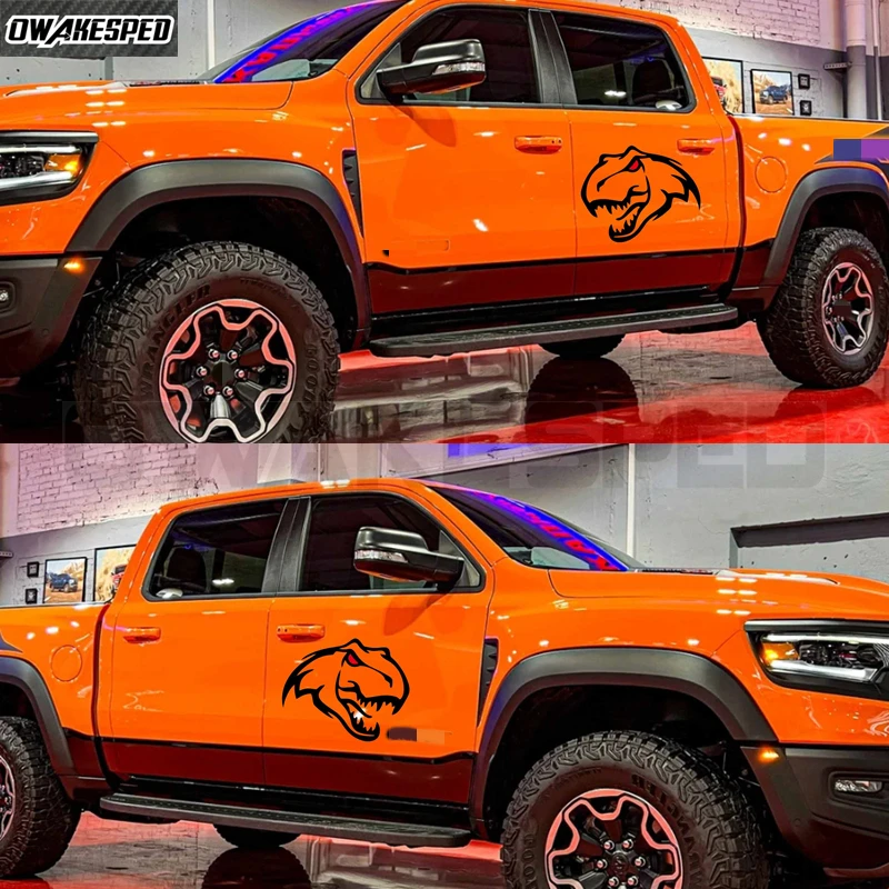 Ferocious Dinosaur Head Car Sticker Personality Creative Body Decoration Stickers, Suitable For Dodge Challenger TRX Car Sticker
Ferocious Dinosaur Head Car Sticker Personality Creative Body Decoration Stickers, Suitable For Dodge Challenger TRX Car Sticker