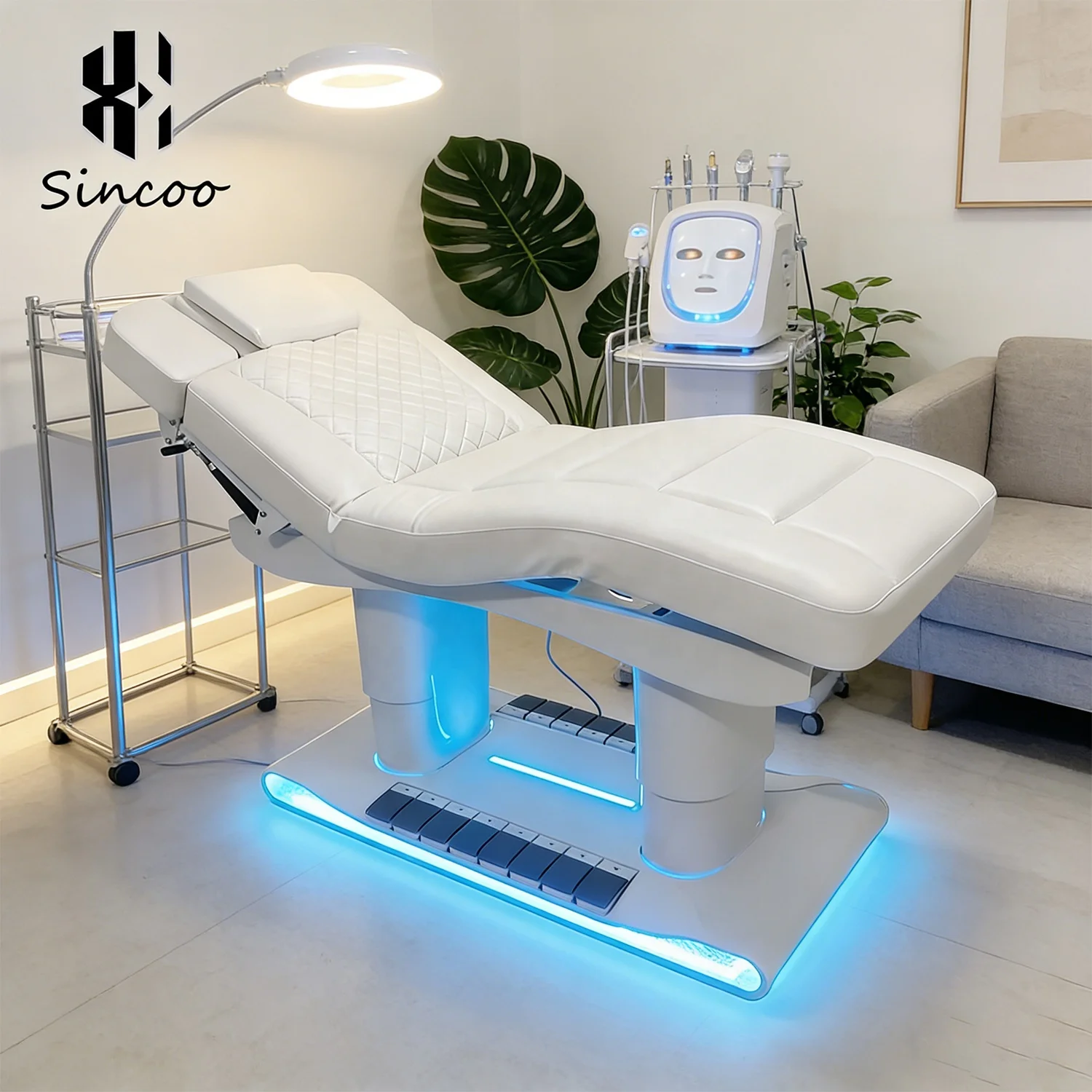 Manufacturer Heating Tilting 4 Motor Modern Adjustable Lash Facial Beauty Bed Electric Medical Treatment Salon Spa Massage Table
Manufacturer Heating Tilting 4 Motor Modern Adjustable Lash Facial Beauty Bed Electric Medical Treatment Salon Spa Massage Table