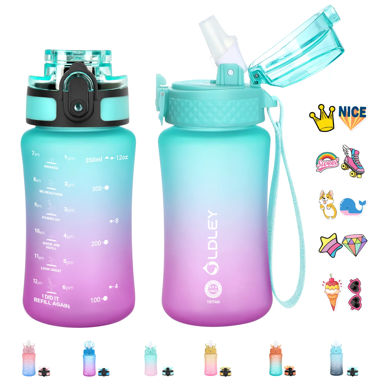 12Oz Kids Water Bottle , Durable Tritan Material, Leakproof & Reusable, Perfect School Companion For Boys & Gi
12Oz Kids Water Bottle , Durable Tritan Material, Leakproof & Reusable, Perfect School Companion For Boys & Gi