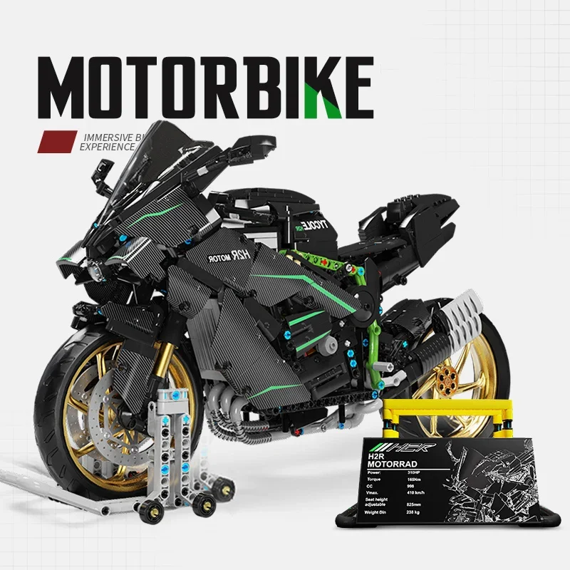 4 типа технические Kawasaki H2R Ducati Panigale V4 S строительные блоки для мотоциклов MOC строительные кирпичи игрушка в подарок для детей
4 типа технические Kawasaki H2R Ducati Panigale V4 S строительные блоки для мотоциклов MOC строительные кирпичи игрушка в подарок для детей